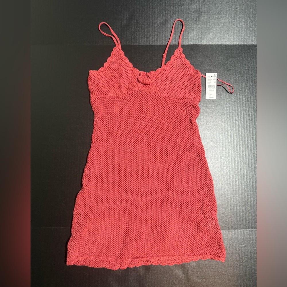 LA Hearts Savannah Rose Crochet Mini Dress